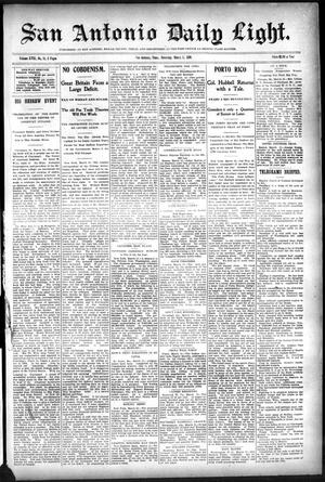 San Antonio Daily Light. (San Antonio, Tex.), Vol. 18, No. 51, Ed. 1 Saturday, March 11, 1899