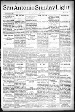 San Antonio Sunday Light (San Antonio, Tex.), Vol. 18, No. 52, Ed. 1 Sunday, March 12, 1899