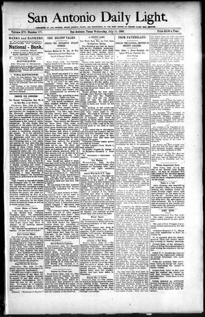 San Antonio Daily Light. (San Antonio, Tex.), Vol. 16, No. 177, Ed. 1 Wednesday, July 15, 1896