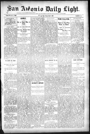 San Antonio Daily Light. (San Antonio, Tex.), Vol. 18, No. 53, Ed. 1 Monday, March 13, 1899