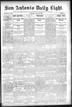 San Antonio Daily Light. (San Antonio, Tex.), Vol. 18, No. 56, Ed. 1 Thursday, March 16, 1899