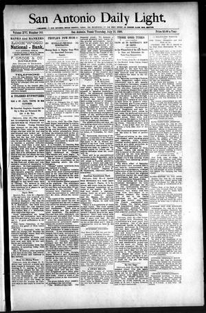 San Antonio Daily Light. (San Antonio, Tex.), Vol. 16, No. 185, Ed. 1 Thursday, July 23, 1896