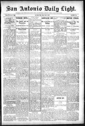San Antonio Daily Light. (San Antonio, Tex.), Vol. 18, No. 60, Ed. 1 Monday, March 20, 1899