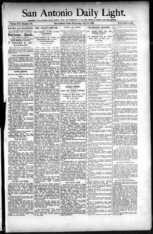 San Antonio Daily Light. (San Antonio, Tex.), Vol. 16, No. 191, Ed. 1 Wednesday, July 29, 1896