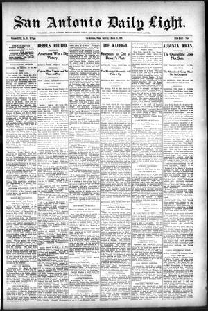 San Antonio Daily Light. (San Antonio, Tex.), Vol. 18, No. 65, Ed. 1 Saturday, March 25, 1899