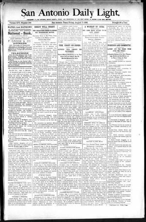 San Antonio Daily Light. (San Antonio, Tex.), Vol. 16, No. 200, Ed. 1 Friday, August 7, 1896