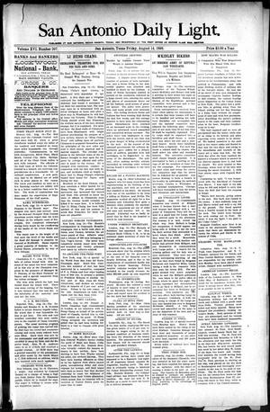 San Antonio Daily Light. (San Antonio, Tex.), Vol. 16, No. 207, Ed. 1 Friday, August 14, 1896