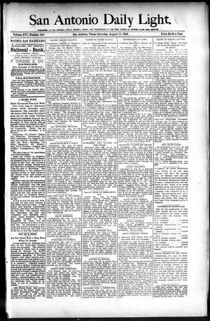 San Antonio Daily Light. (San Antonio, Tex.), Vol. 16, No. 208, Ed. 1 Saturday, August 15, 1896