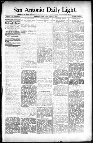 San Antonio Daily Light. (San Antonio, Tex.), Vol. 16, No. 214, Ed. 1 Friday, August 21, 1896