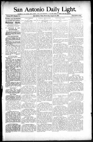 San Antonio Daily Light. (San Antonio, Tex.), Vol. 16, No. 219, Ed. 1 Wednesday, August 26, 1896