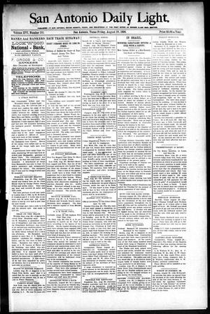 San Antonio Daily Light. (San Antonio, Tex.), Vol. 16, No. 221, Ed. 1 Friday, August 28, 1896