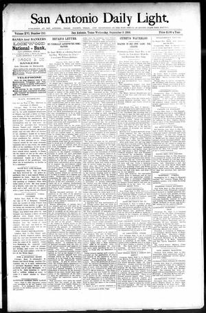 San Antonio Daily Light. (San Antonio, Tex.), Vol. 16, No. 232, Ed. 1 Wednesday, September 9, 1896