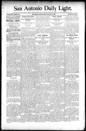 San Antonio Daily Light. (San Antonio, Tex.), Vol. 16, No. 237, Ed. 1 Monday, September 14, 1896