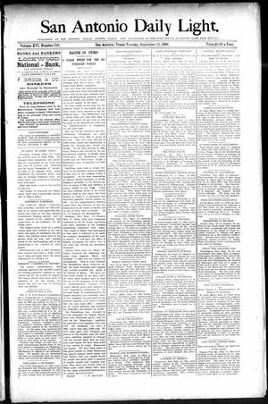 San Antonio Daily Light. (San Antonio, Tex.), Vol. 16, No. 238, Ed. 1 Tuesday, September 15, 1896