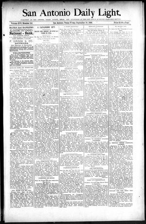 San Antonio Daily Light. (San Antonio, Tex.), Vol. 16, No. 241, Ed. 1 Friday, September 18, 1896