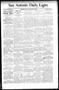 Newspaper: San Antonio Daily Light. (San Antonio, Tex.), Vol. 16, No. 252, Ed. 1…