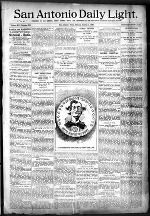 San Antonio Daily Light. (San Antonio, Tex.), Vol. 16, No. 258, Ed. 1 Monday, October 5, 1896