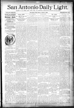 San Antonio Daily Light. (San Antonio, Tex.), Vol. 16, No. 265, Ed. 1 Monday, October 12, 1896