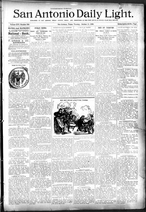 San Antonio Daily Light. (San Antonio, Tex.), Vol. 16, No. 266, Ed. 1 Tuesday, October 13, 1896
