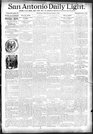 San Antonio Daily Light. (San Antonio, Tex.), Vol. 16, No. 270, Ed. 1 Saturday, October 17, 1896