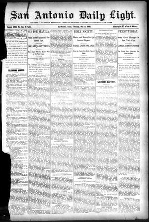San Antonio Daily Light. (San Antonio, Tex.), Vol. 18, No. 112, Ed. 1 Thursday, May 11, 1899