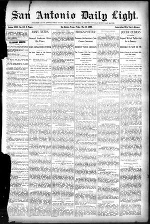 San Antonio Daily Light. (San Antonio, Tex.), Vol. 18, No. 113, Ed. 1 Friday, May 12, 1899