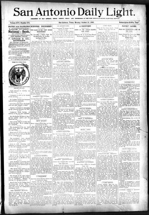 San Antonio Daily Light. (San Antonio, Tex.), Vol. 16, No. 272, Ed. 1 Monday, October 19, 1896