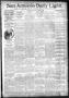 Thumbnail image of item number 1 in: 'San Antonio Daily Light. (San Antonio, Tex.), Vol. 16, No. 273, Ed. 1 Tuesday, October 20, 1896'.
