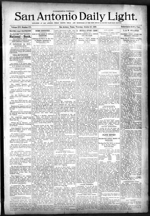 San Antonio Daily Light. (San Antonio, Tex.), Vol. 16, No. 275, Ed. 1 Thursday, October 22, 1896