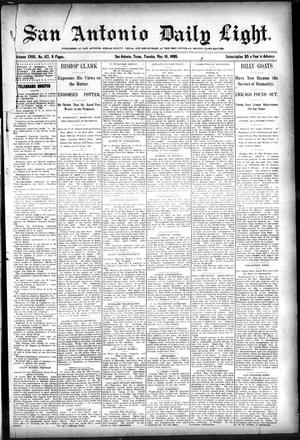 San Antonio Daily Light. (San Antonio, Tex.), Vol. 18, No. 117, Ed. 1 Tuesday, May 16, 1899