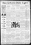 Thumbnail image of item number 1 in: 'San Antonio Daily Light. (San Antonio, Tex.), Vol. 16, No. 279, Ed. 1 Monday, October 26, 1896'.