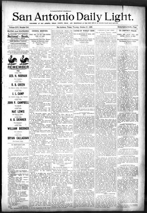 San Antonio Daily Light. (San Antonio, Tex.), Vol. 16, No. 280, Ed. 1 Tuesday, October 27, 1896