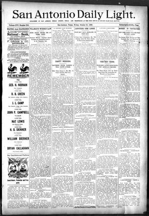 San Antonio Daily Light. (San Antonio, Tex.), Vol. 16, No. 283, Ed. 1 Friday, October 30, 1896