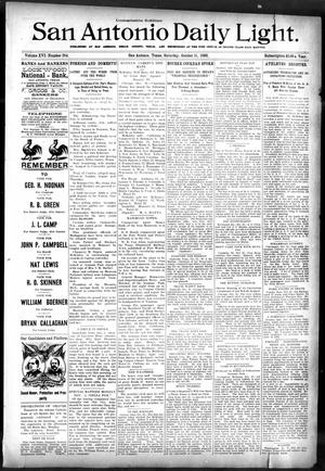 San Antonio Daily Light. (San Antonio, Tex.), Vol. 16, No. 284, Ed. 1 Saturday, October 31, 1896