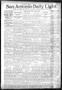 Newspaper: San Antonio Daily Light. (San Antonio, Tex.), Vol. 16, No. 289, Ed. 1…