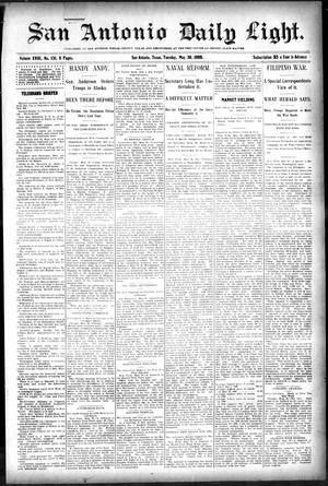 San Antonio Daily Light. (San Antonio, Tex.), Vol. 18, No. 131, Ed. 1 Tuesday, May 30, 1899