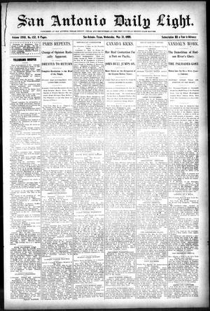 San Antonio Daily Light. (San Antonio, Tex.), Vol. 18, No. 132, Ed. 1 Wednesday, May 31, 1899