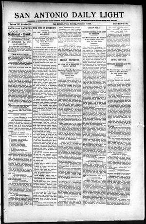 San Antonio Daily Light (San Antonio, Tex.), Vol. 16, No. 320, Ed. 1 Monday, December 7, 1896