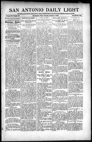 San Antonio Daily Light (San Antonio, Tex.), Vol. 16, No. 323, Ed. 1 Thursday, December 10, 1896