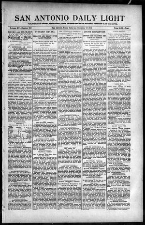 San Antonio Daily Light (San Antonio, Tex.), Vol. 16, No. 332, Ed. 1 Saturday, December 19, 1896