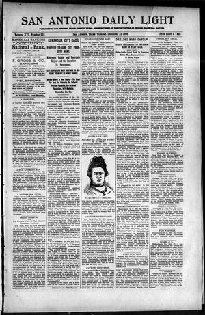 San Antonio Daily Light (San Antonio, Tex.), Vol. 16, No. 335, Ed. 1 Tuesday, December 22, 1896