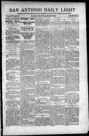 San Antonio Daily Light (San Antonio, Tex.), Vol. 16, No. 337, Ed. 1 Thursday, December 24, 1896