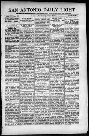 San Antonio Daily Light (San Antonio, Tex.), Vol. 16, No. 338, Ed. 1 Saturday, December 26, 1896