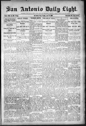 San Antonio Daily Light. (San Antonio, Tex.), Vol. 18, No. 159, Ed. 1 Tuesday, June 27, 1899