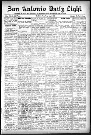 San Antonio Daily Light. (San Antonio, Tex.), Vol. 18, No. 175, Ed. 1 Friday, July 14, 1899
