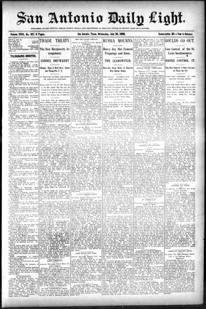 San Antonio Daily Light. (San Antonio, Tex.), Vol. 18, No. 187, Ed. 1 Wednesday, July 26, 1899