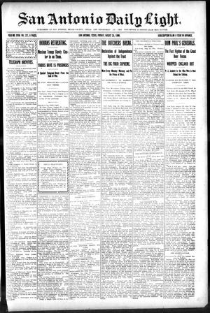 San Antonio Daily Light. (San Antonio, Tex.), Vol. 18, No. 217, Ed. 1 Friday, August 25, 1899