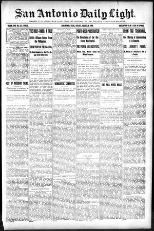 San Antonio Daily Light. (San Antonio, Tex.), Vol. 18, No. 221, Ed. 1 Tuesday, August 29, 1899