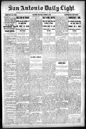 San Antonio Daily Light. (San Antonio, Tex.), Vol. 18, No. 244, Ed. 1 Friday, September 22, 1899