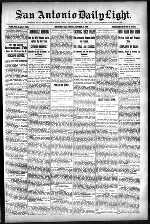 San Antonio Daily Light. (San Antonio, Tex.), Vol. 18, No. 250, Ed. 1 Thursday, September 28, 1899
